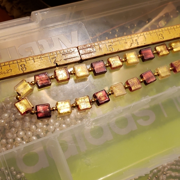 MURANO PIU GLASS NECKLACE - Picture 2 of 6